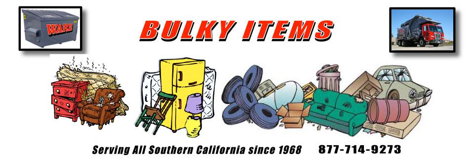 Bulky Items - Ware Disposal